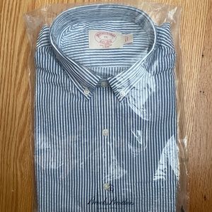 Brooks Brothers Seersucker Shirt NEW IN BAG